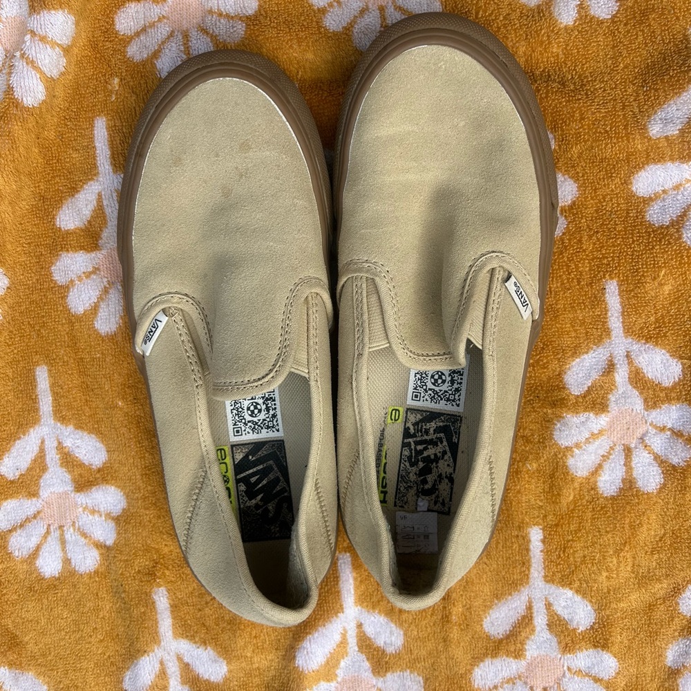 Vans Suede/Sherpa Slip-on eco Cush tan/beige